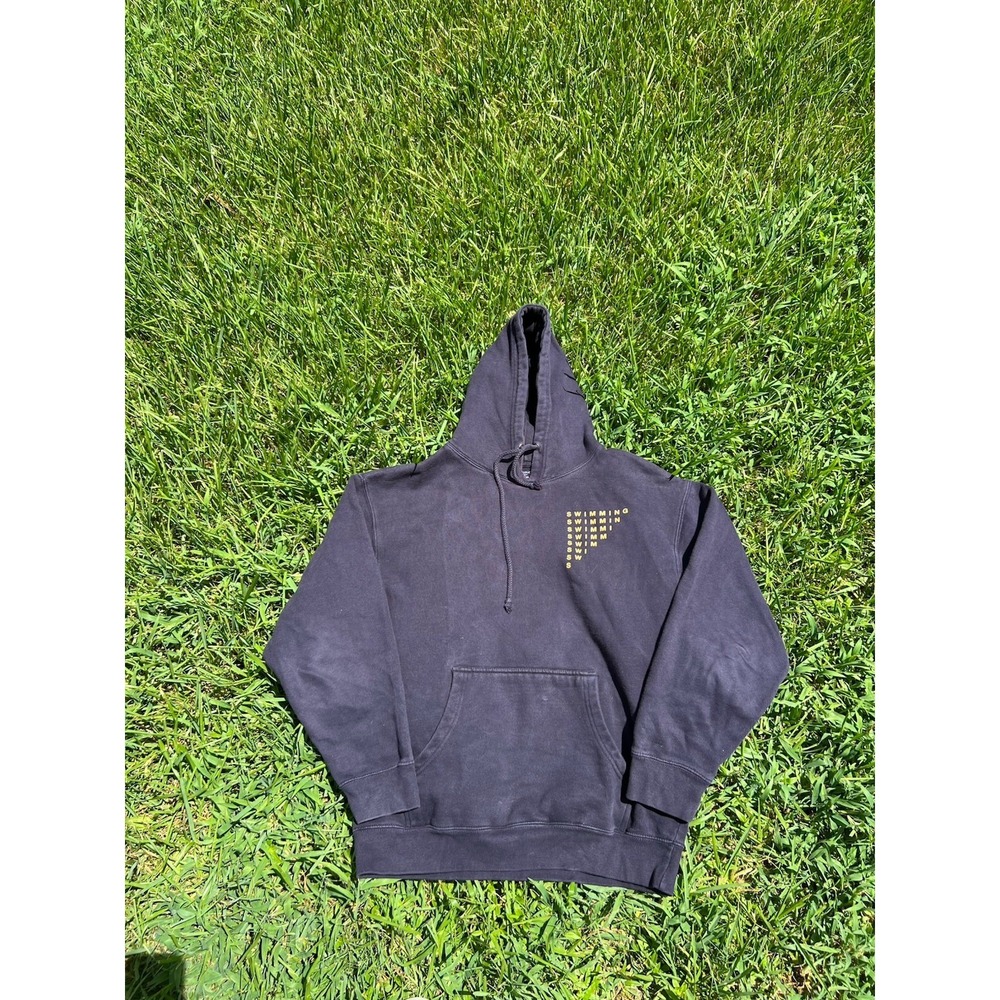 2018 Mac Miller Swimming Tidal Wave Hoodie Men's Med Blue Hip Hop Rap